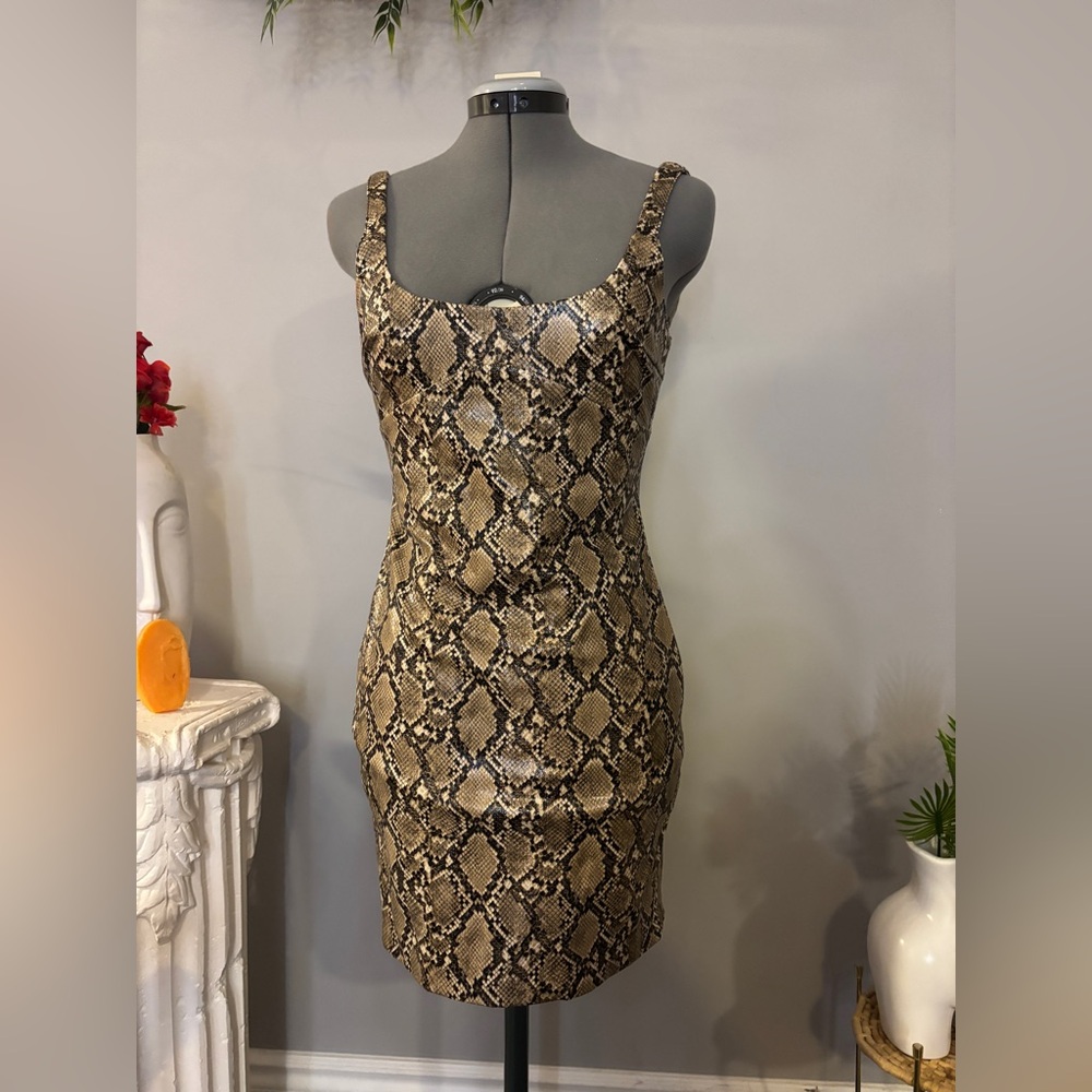 Zara leopard print dress